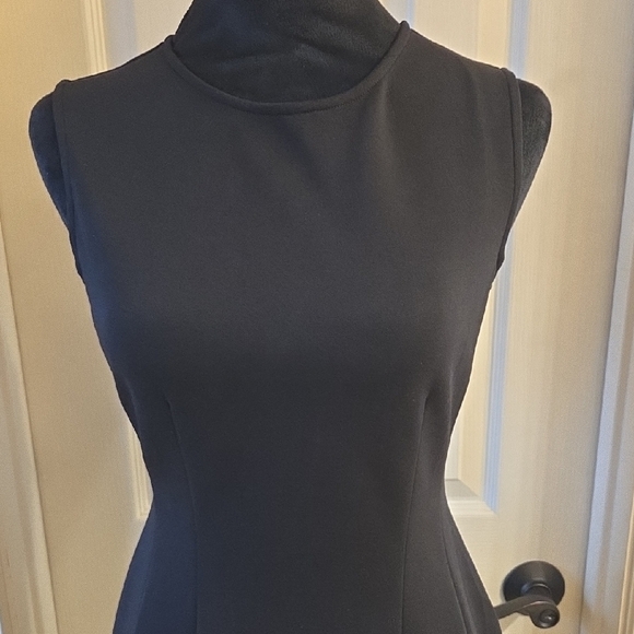 Elegant Black Sleeveless Mini Dress - Picture 3 of 16